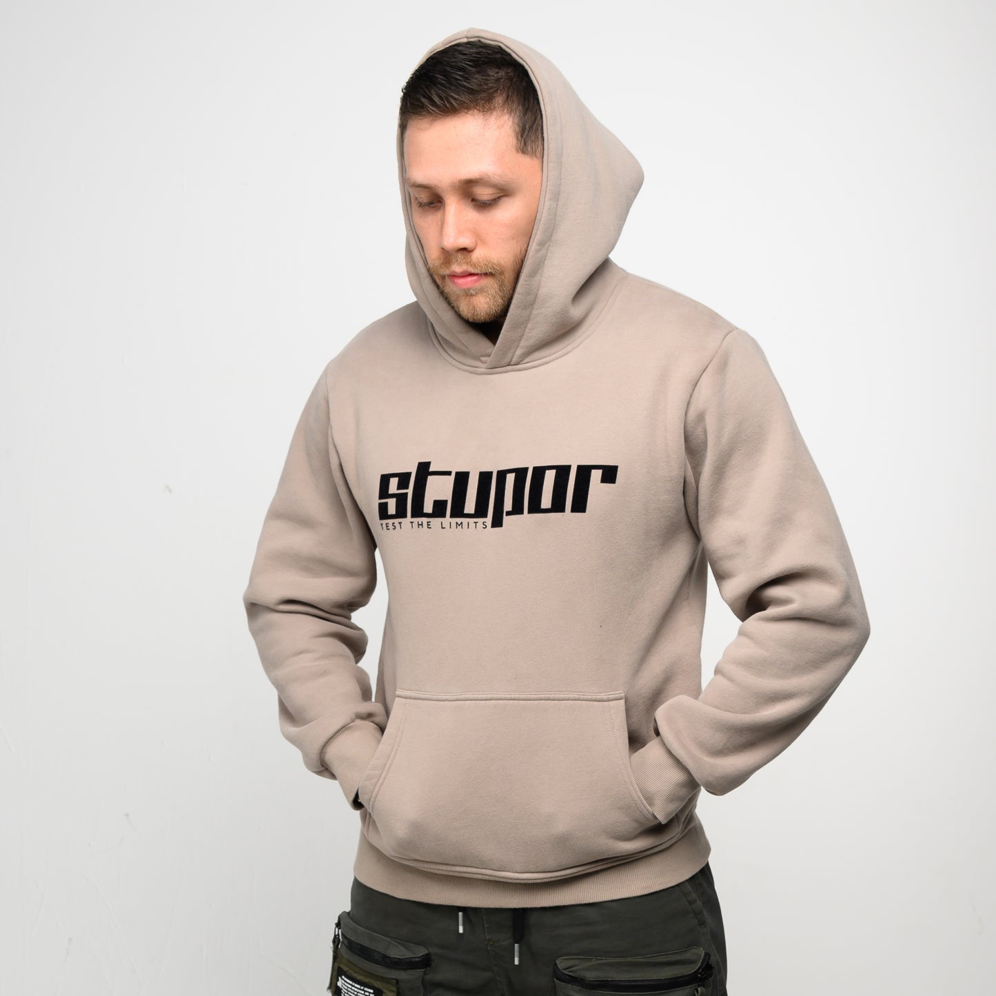 Stupor Retro Vintage Wax Printed Hooded