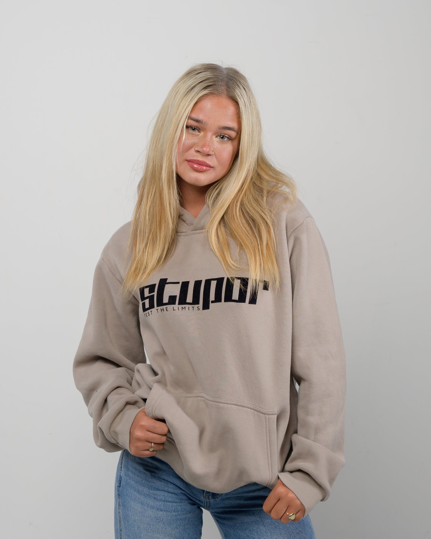 Stupor Retro Vintage Wax Printed Hooded