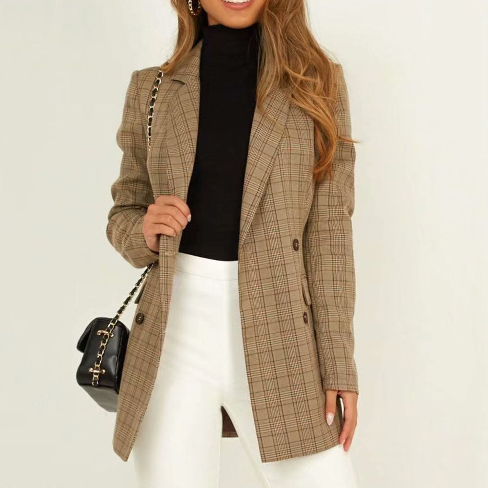 Khaki Women's Jacket Coat