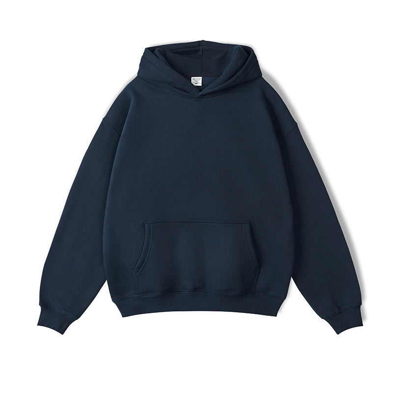 Cozy Solid Color Hooded Sweater