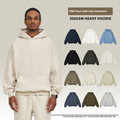 Cozy Solid Color Hooded Sweater