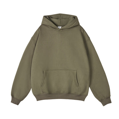 Cozy Solid Color Hooded Sweater