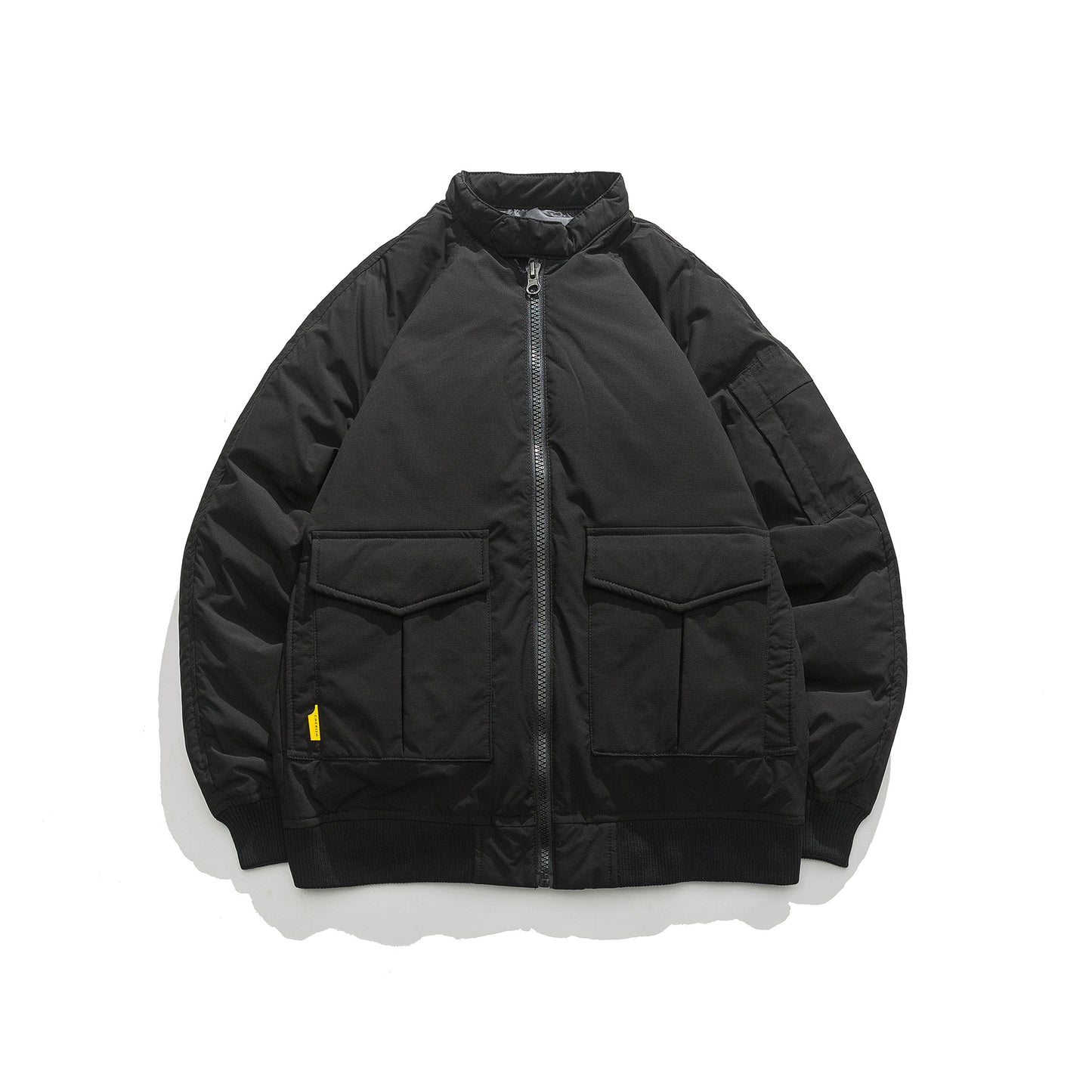 Stand Collar Workwear Flight Down Jacket