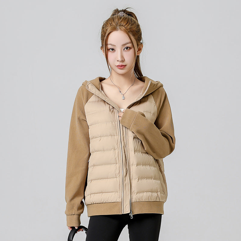 Lightweight Knitted Winter Down Jacket