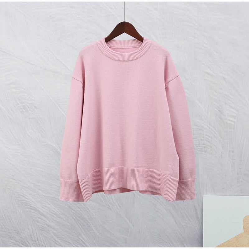 Cozy Crew Neck Winter Pullover Sweater