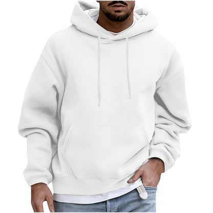 Classic Solid Color Casual Hoodie