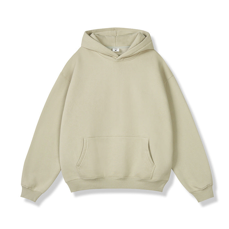 Cozy Solid Color Hooded Sweater