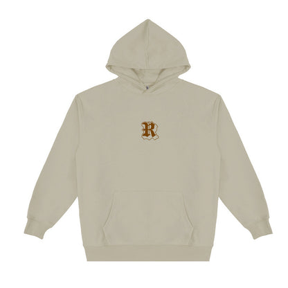 Loose R-Print Sports Hoodie